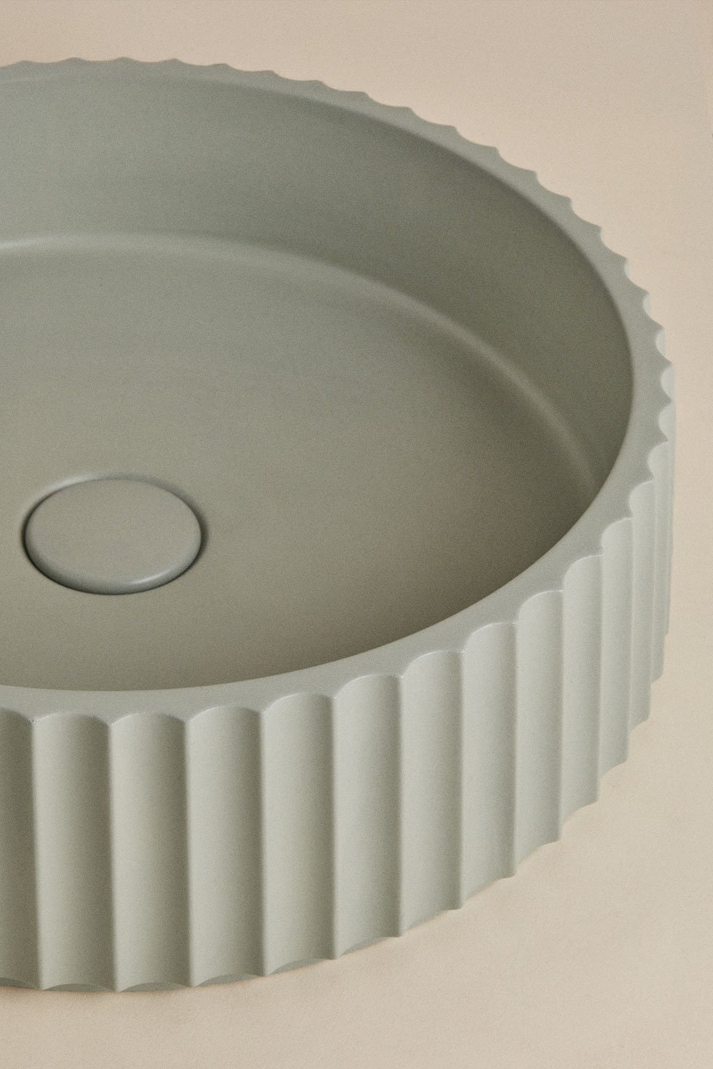 Round sink Ø40 cm in Kazbek cement, gallery image 5