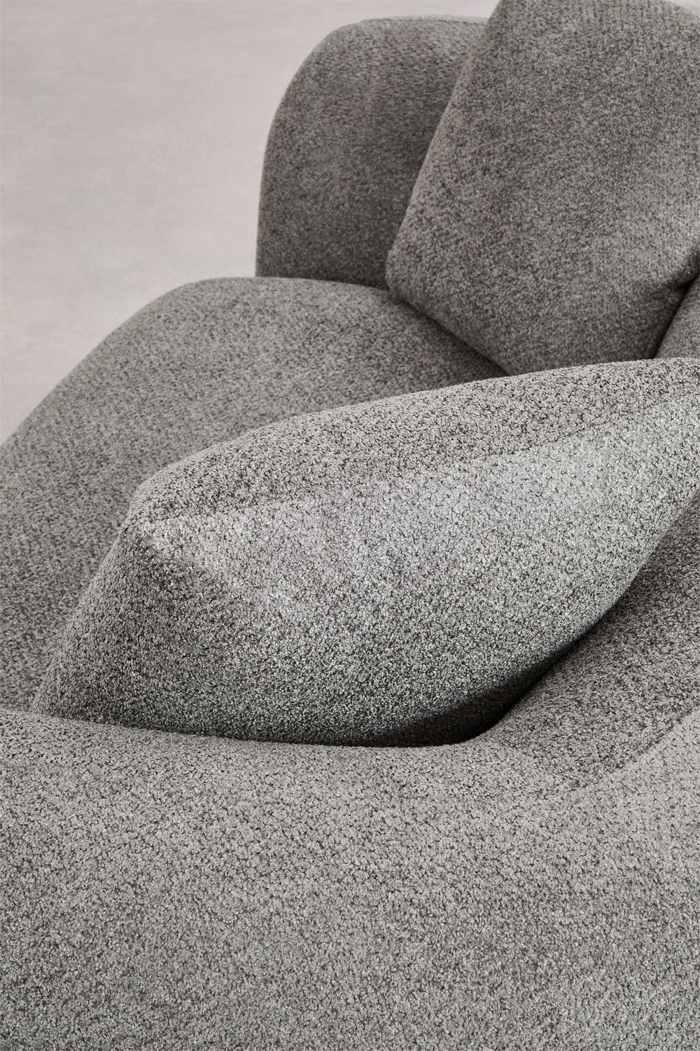 Living room set with 3-seater modular sofa and 2-seater sofa in Coco chenille, gallery image 8