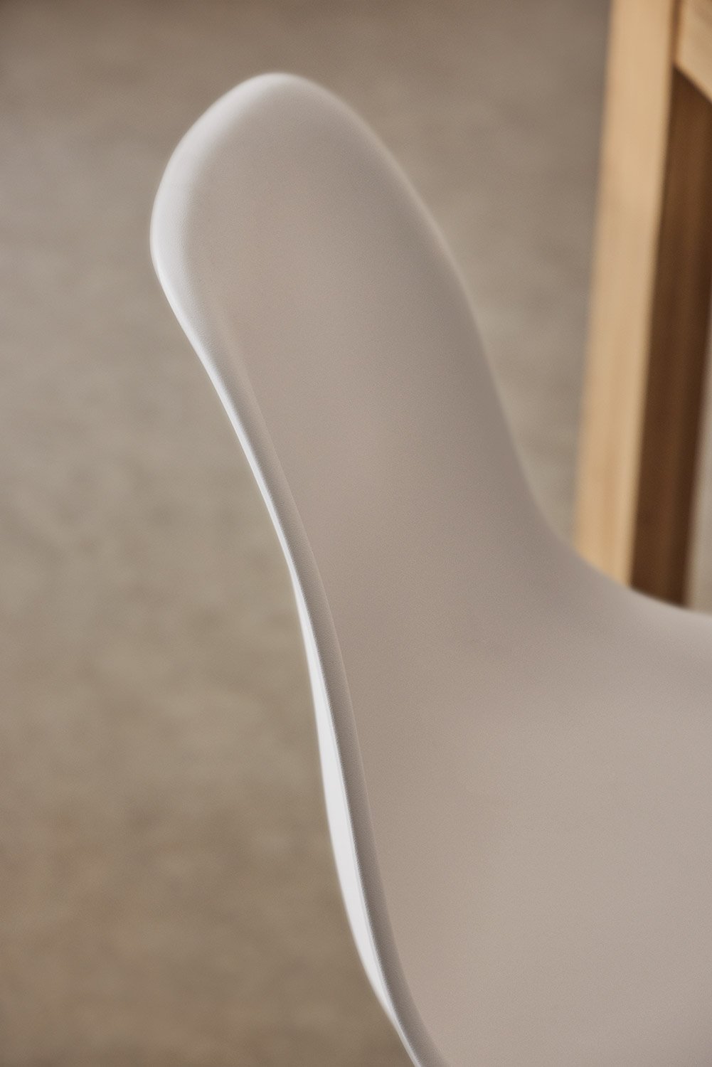 Scand Nordic dining chair set of 2 in polypropylene and beech wood, gallery image 2