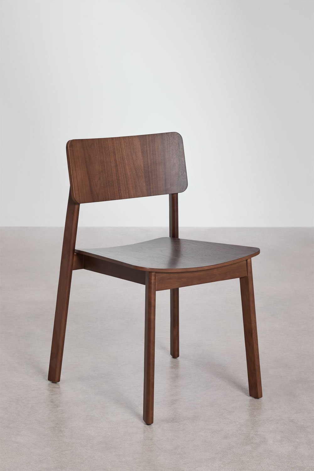 Pack of 4 Gilda wooden dining chairs, gallery image 3