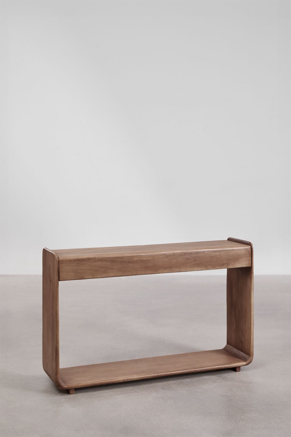 Rectangular entryway console 120x30 cm in Tinsley wood, gallery image 5
