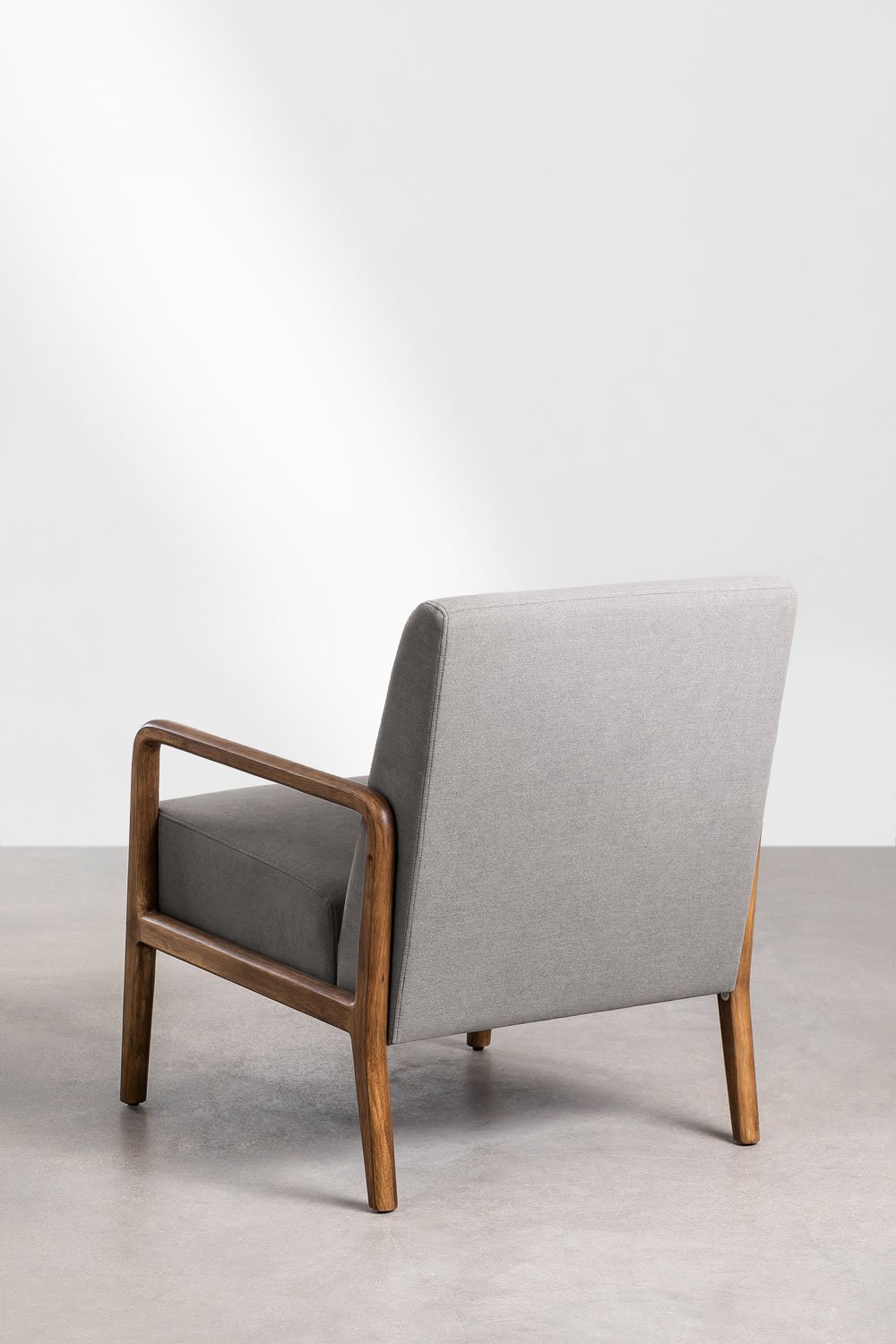 Maylene rubber wood armchair, gallery image 4