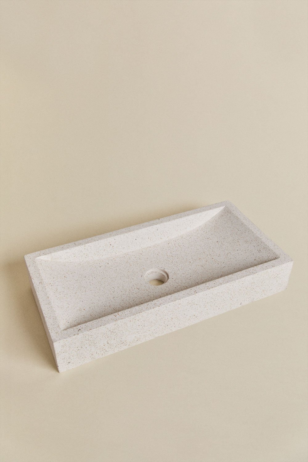 Rectangular washbasin 60x30 cm in Richard cement, gallery image 3