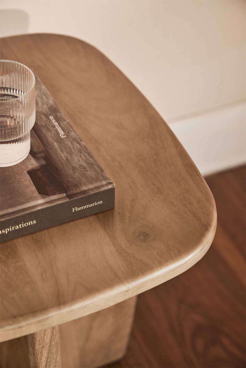 Agathe mango wood bedside table 45x45 cm, gallery image 2