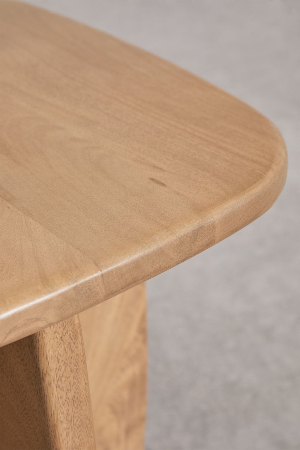 Pack of 2 square 45x45 cm bedside tables in Agathe mango wood, gallery image 4