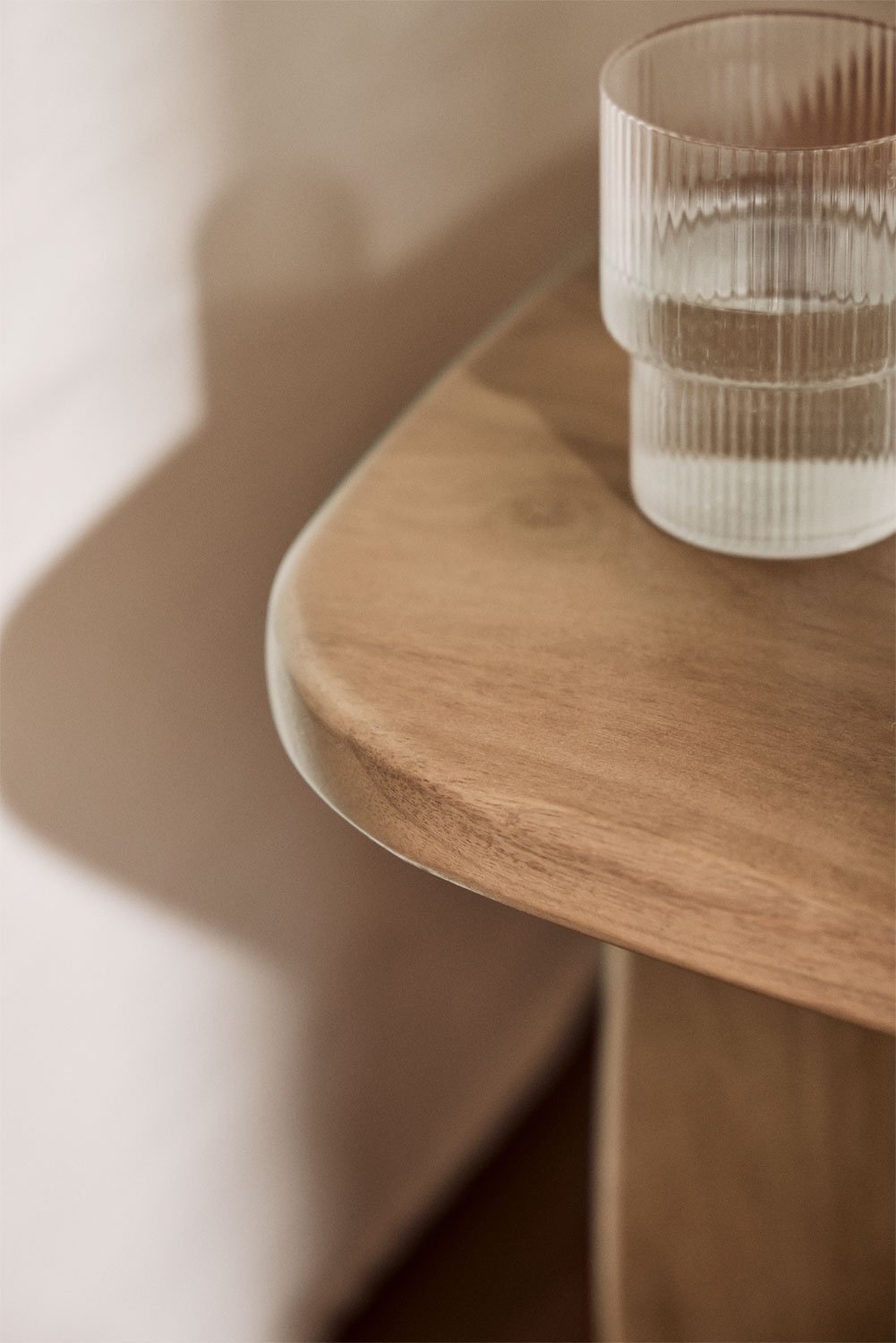 Agathe mango wood side table, 45x45 cm, gallery image 2