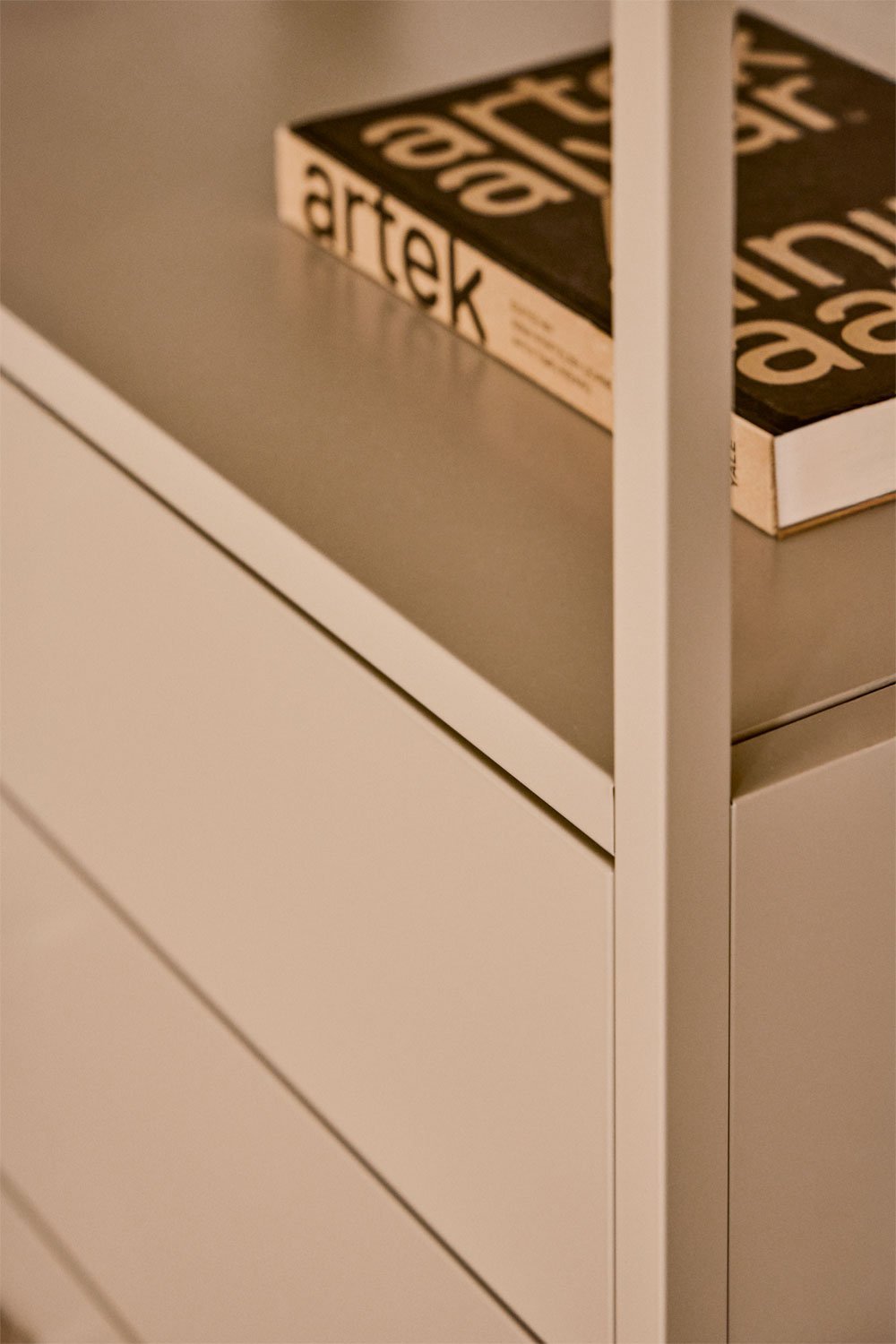 Janine 2-piece open modular wardrobe with clothes rack and drawers, gallery image 2