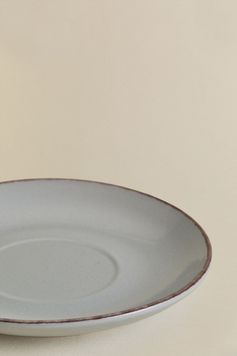 Pack of 2 Ronilena stoneware coffee cups with saucers, 22 cl, gallery image 6