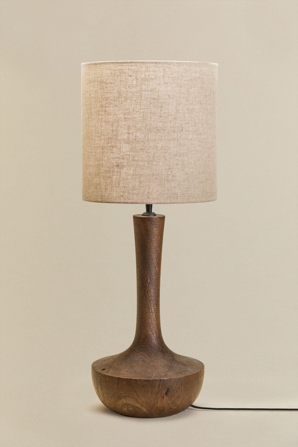 Table lamp in Sintra mango wood, gallery image 1
