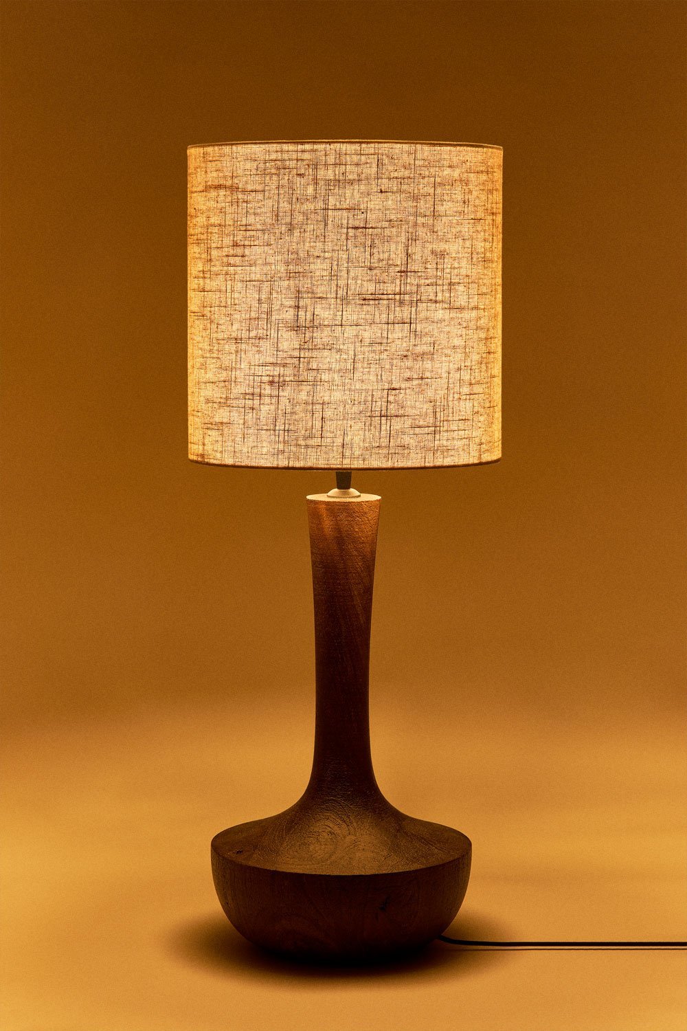 Table lamp in Sintra mango wood, gallery image 2