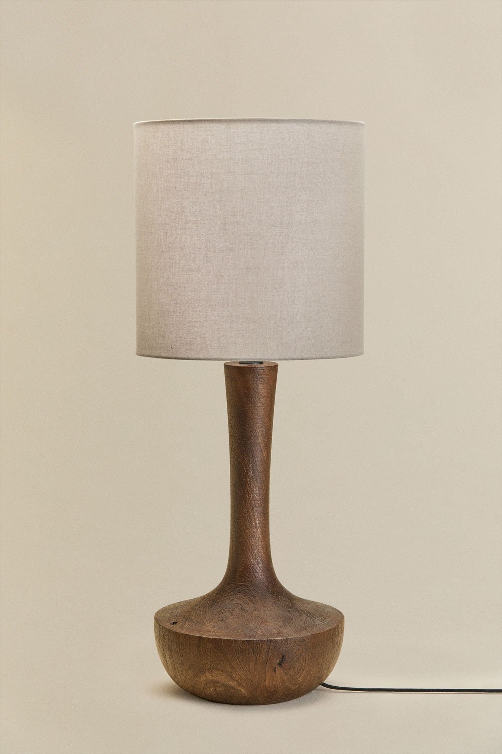 Table lamp in Sintra mango wood, gallery image 3