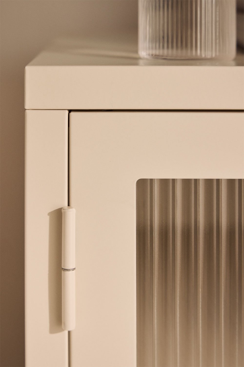 Paoline steel and glass bedside table, gallery image 2