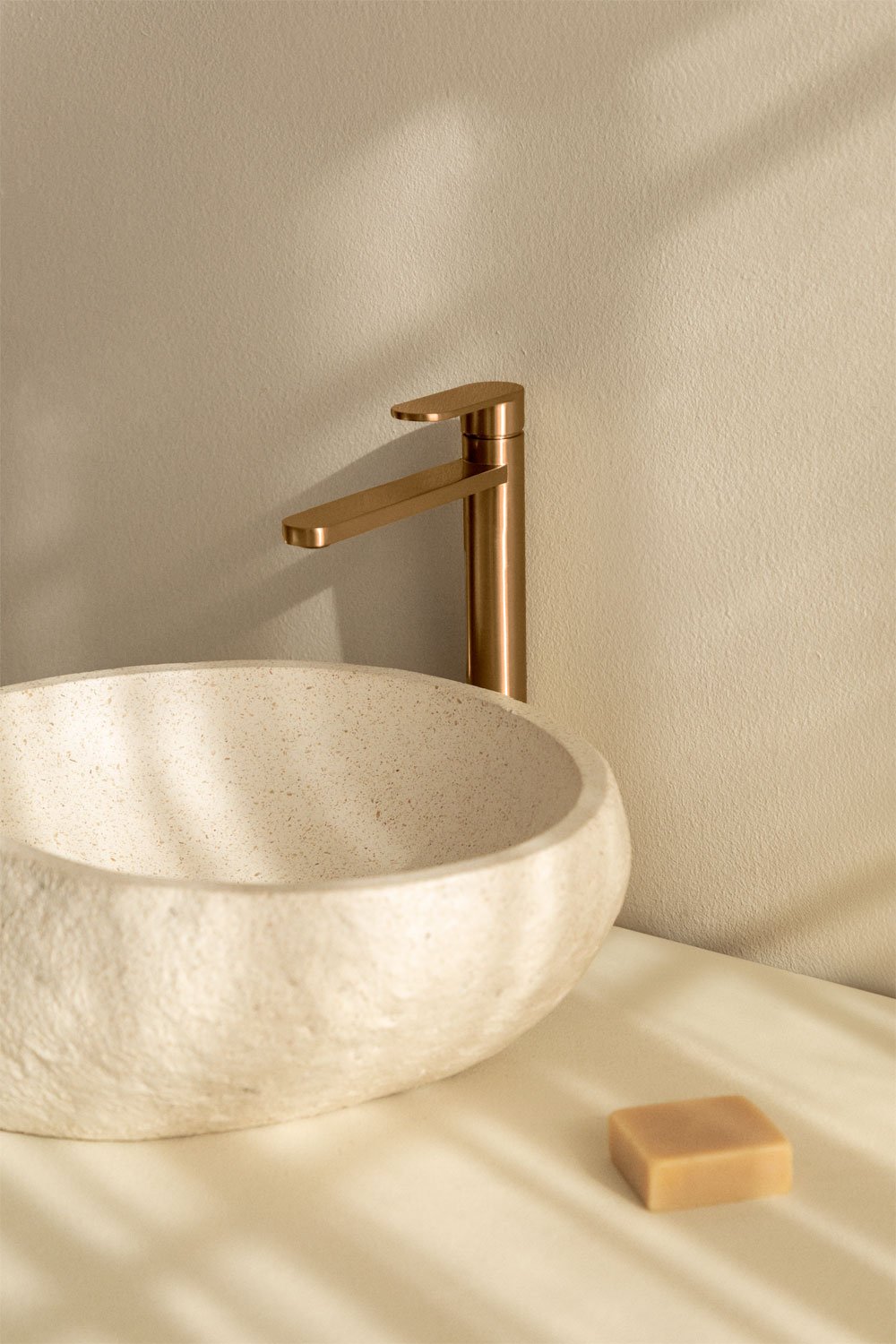 Alameda brass basin tap, gallery image 1