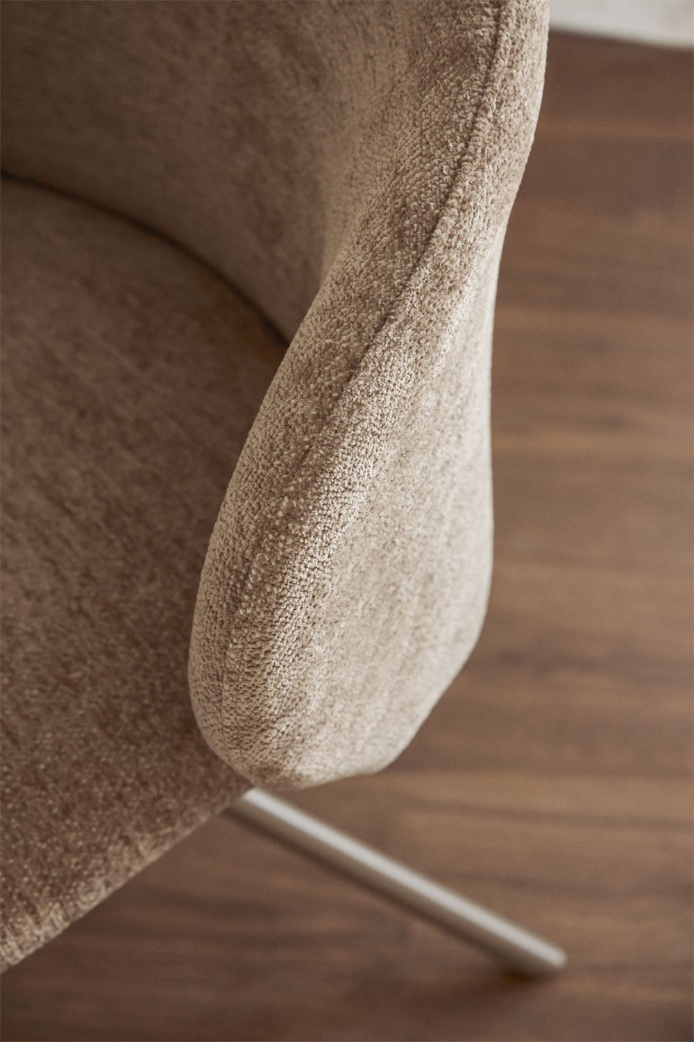 Gryon Chenille Swivel Desk Chair, gallery image 2