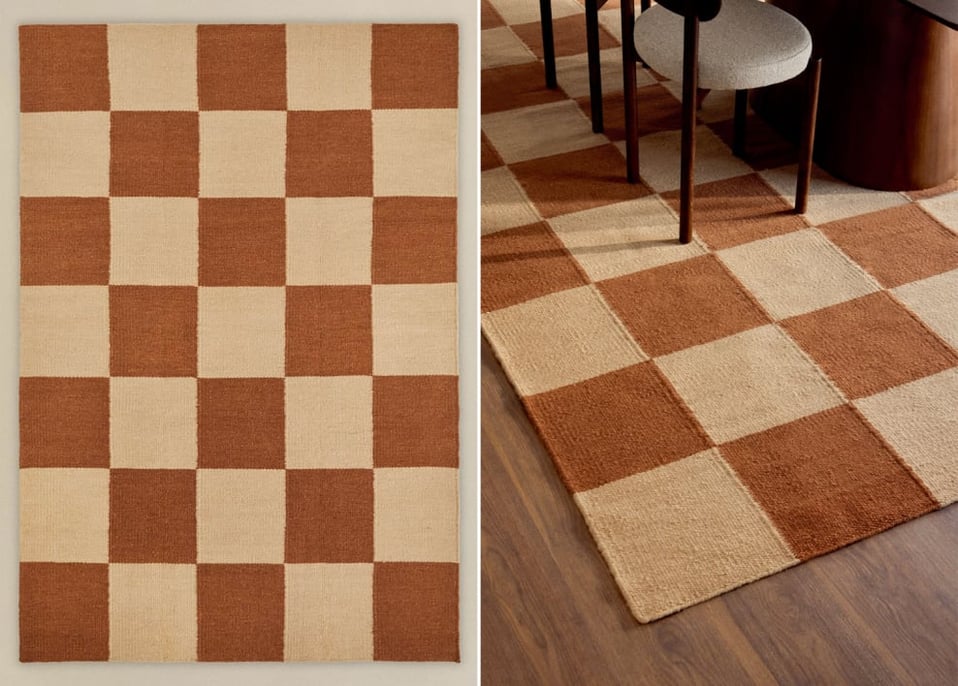 Bamako wool and cotton rug