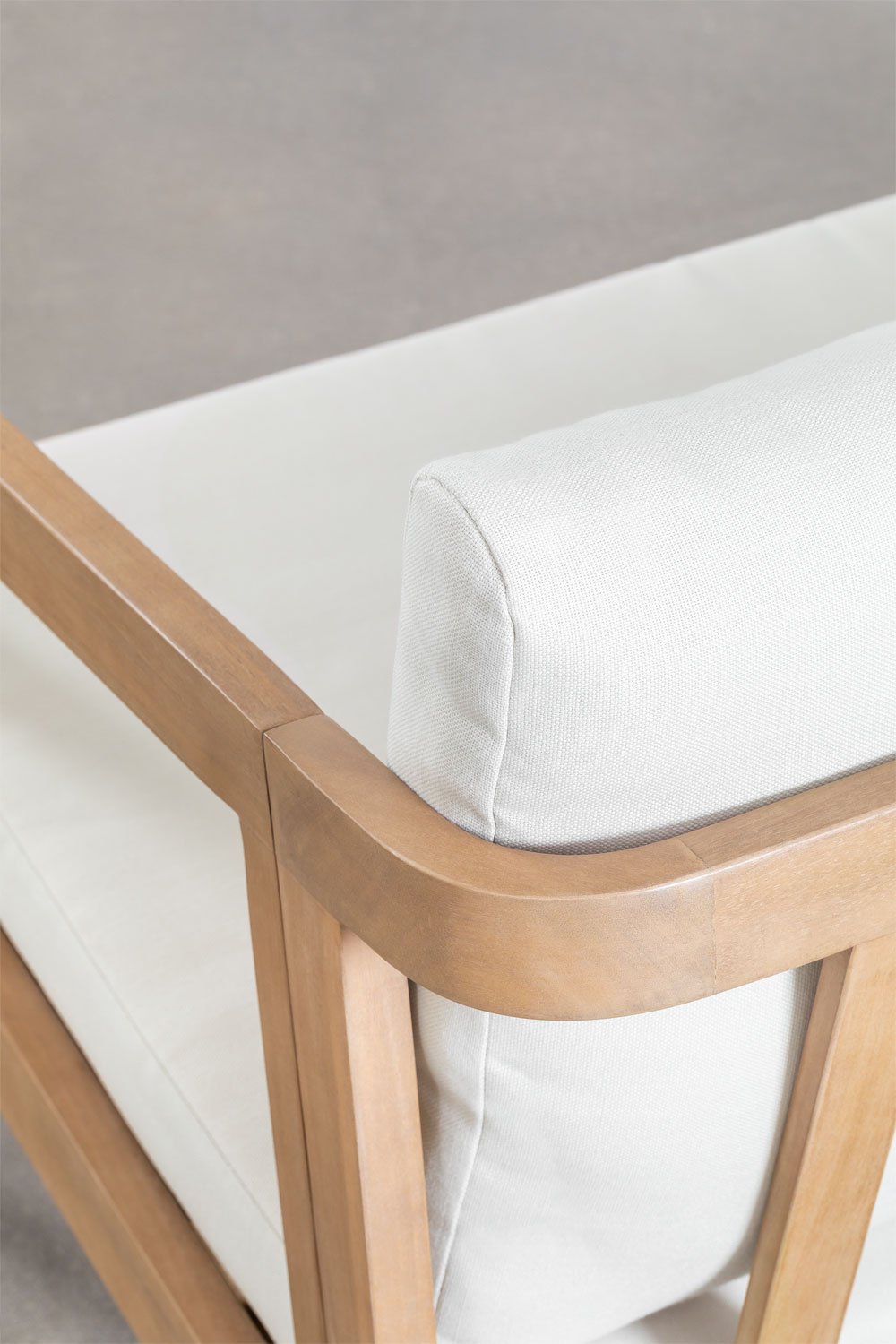 2-seater sofa in acacia wood Kaela, gallery image 7