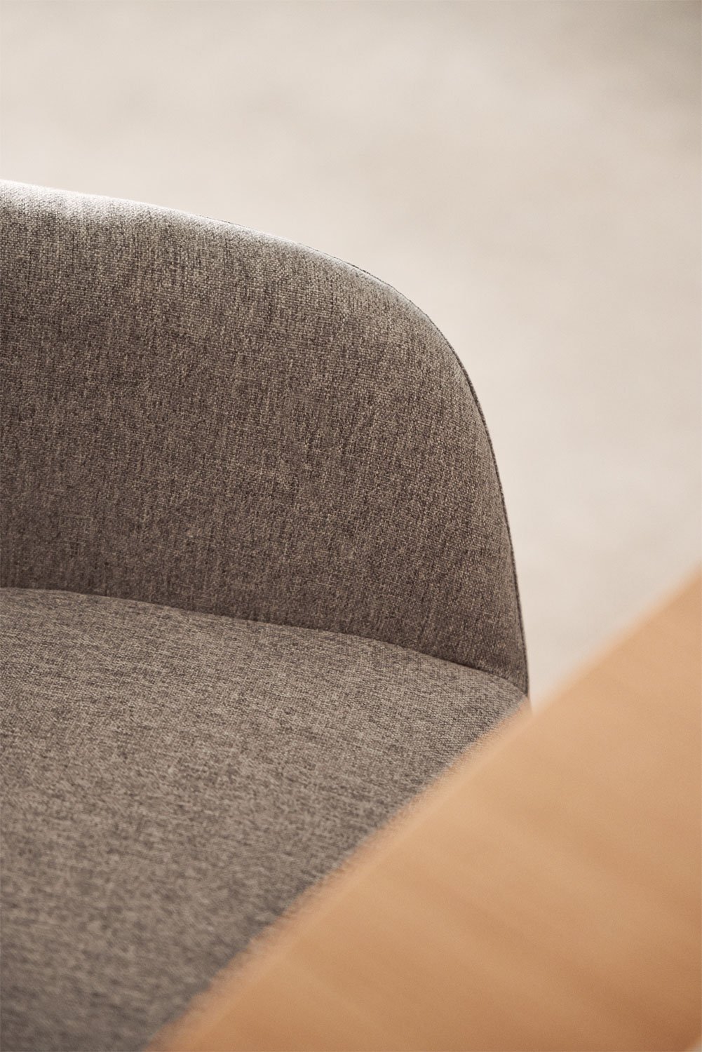 Pack of 2 Ervi dining chairs with armrests, gallery image 2