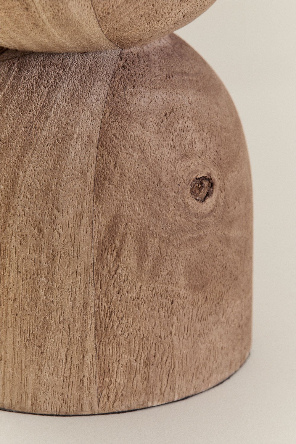 Base for table lamp in mango wood Diniz, gallery image 4