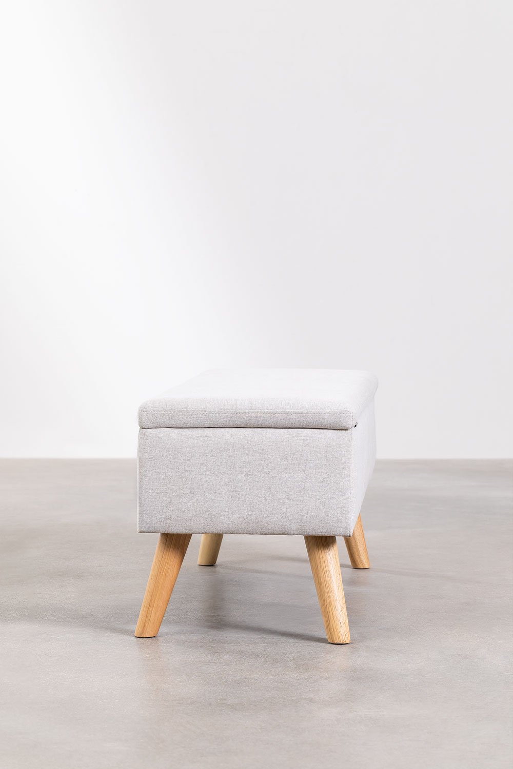 Adirane upholstered trunk bench, gallery image 2