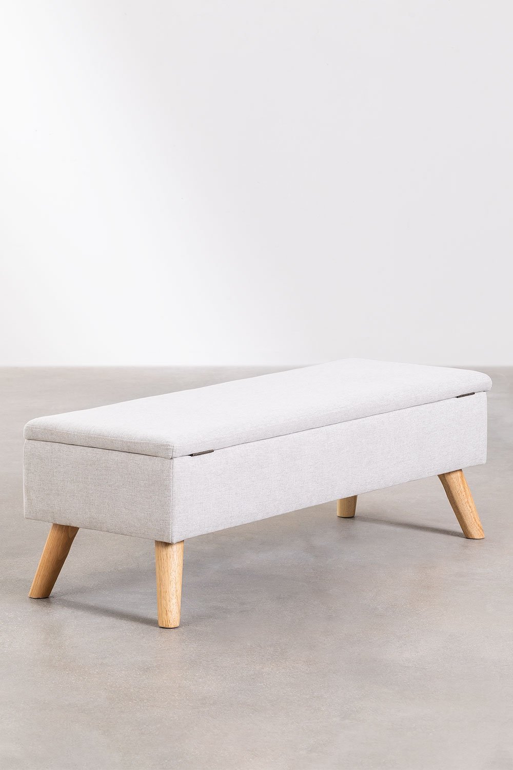 Adirane upholstered trunk bench, gallery image 3