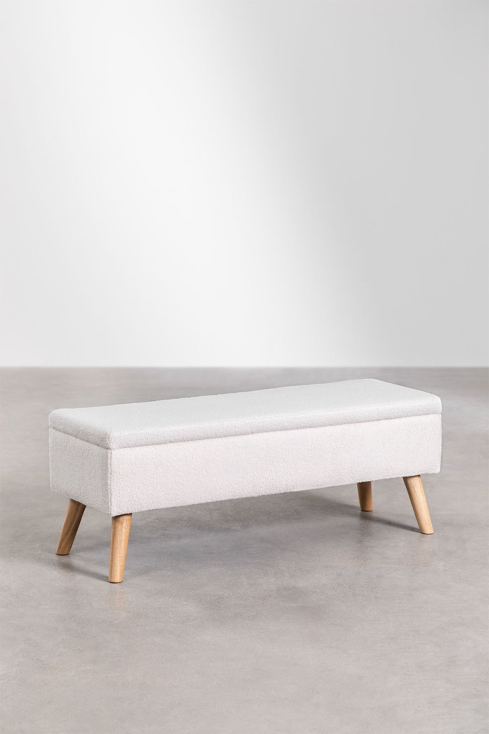 Adirane upholstered trunk bench, gallery image 2