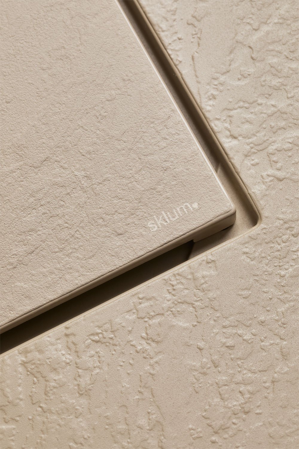 Soho square, non-slip, extra-flat SMC resin shower tray, gallery image 5