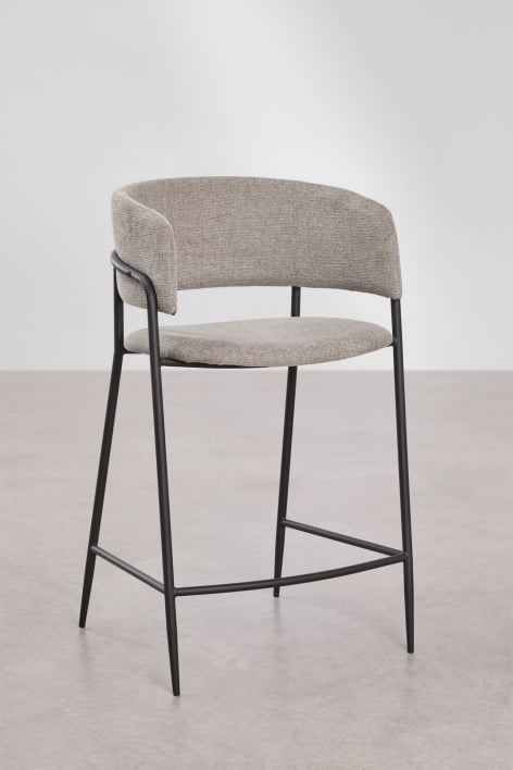 Pack of 2 upholstered Nalon bar stools