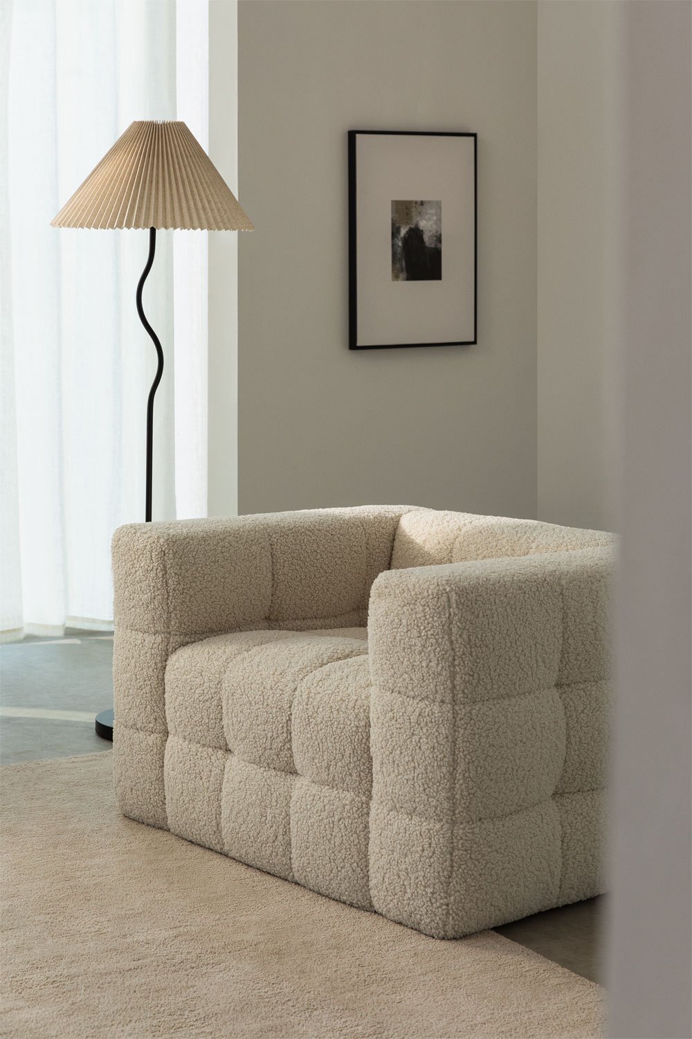 Harriet sheepskin armchair, gallery image 1