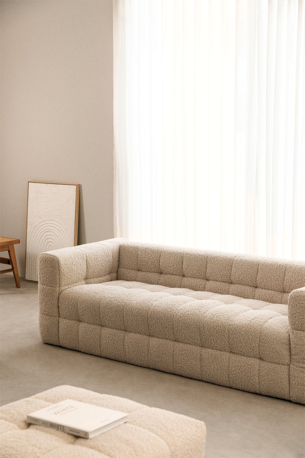 Harriet 3-seater sheepskin sofa, gallery image 1