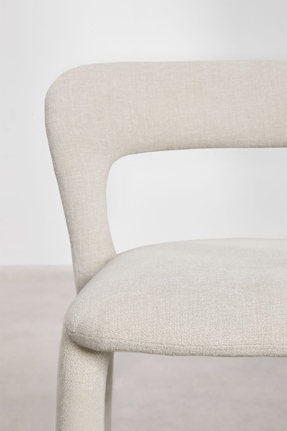 Pack of 2 high stools with upholstered backrest Brusel, gallery image 6