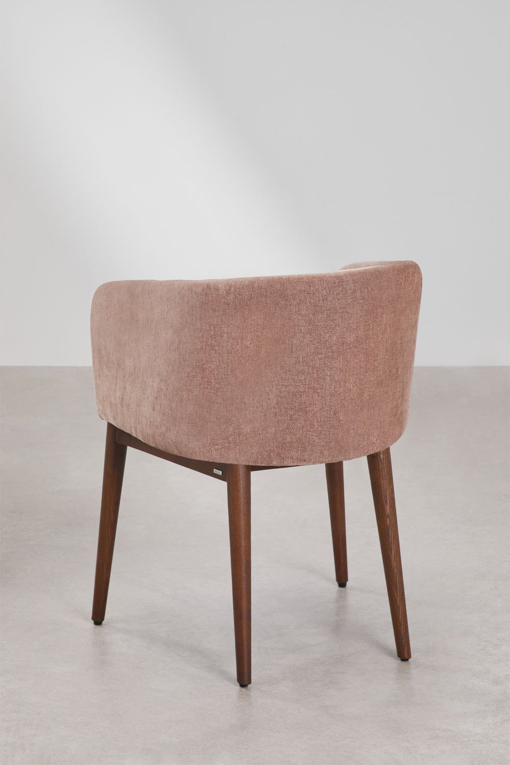 Bunia upholstered dining chair with armrests, gallery image 5