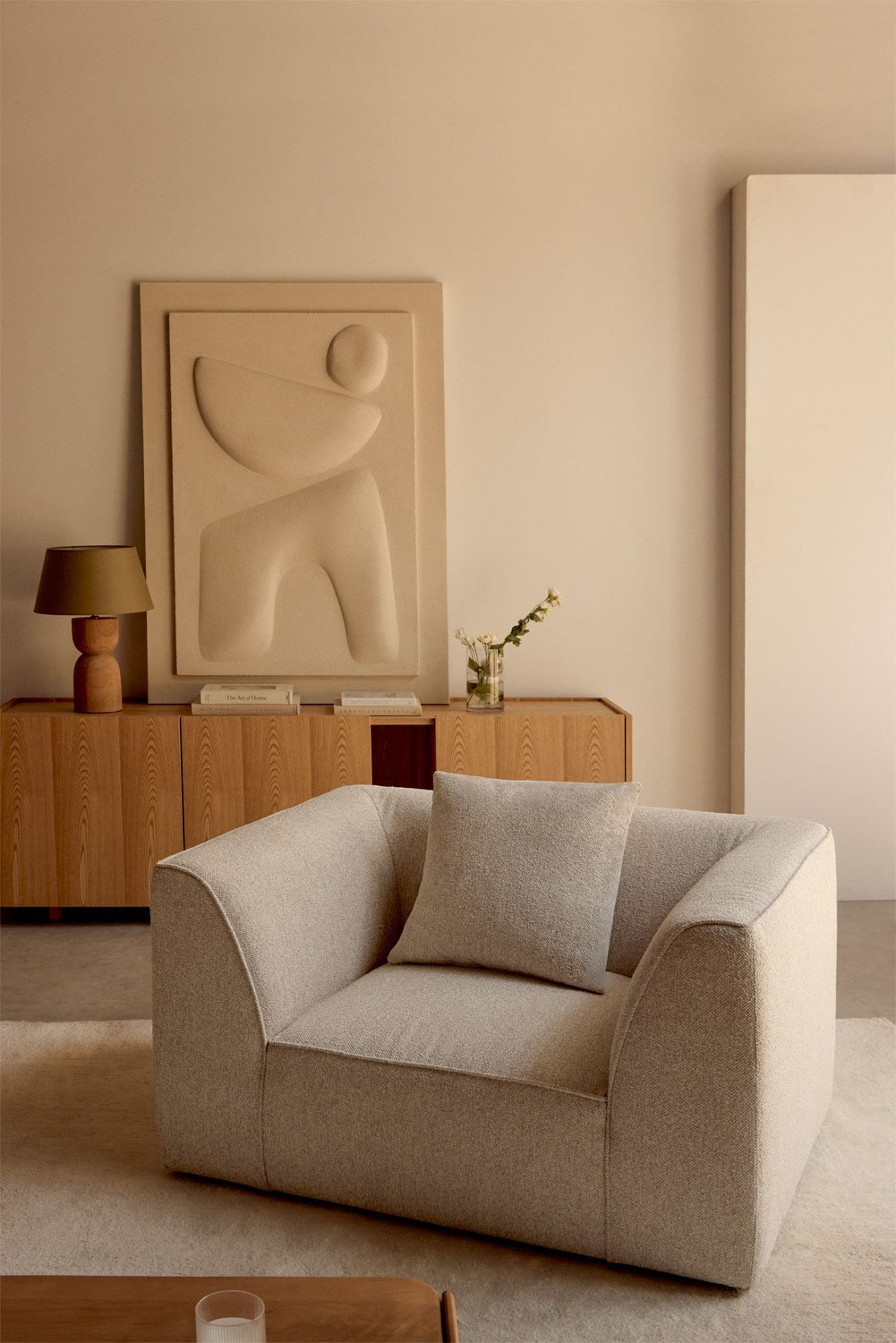 Cardea upholstered armchair, gallery image 1