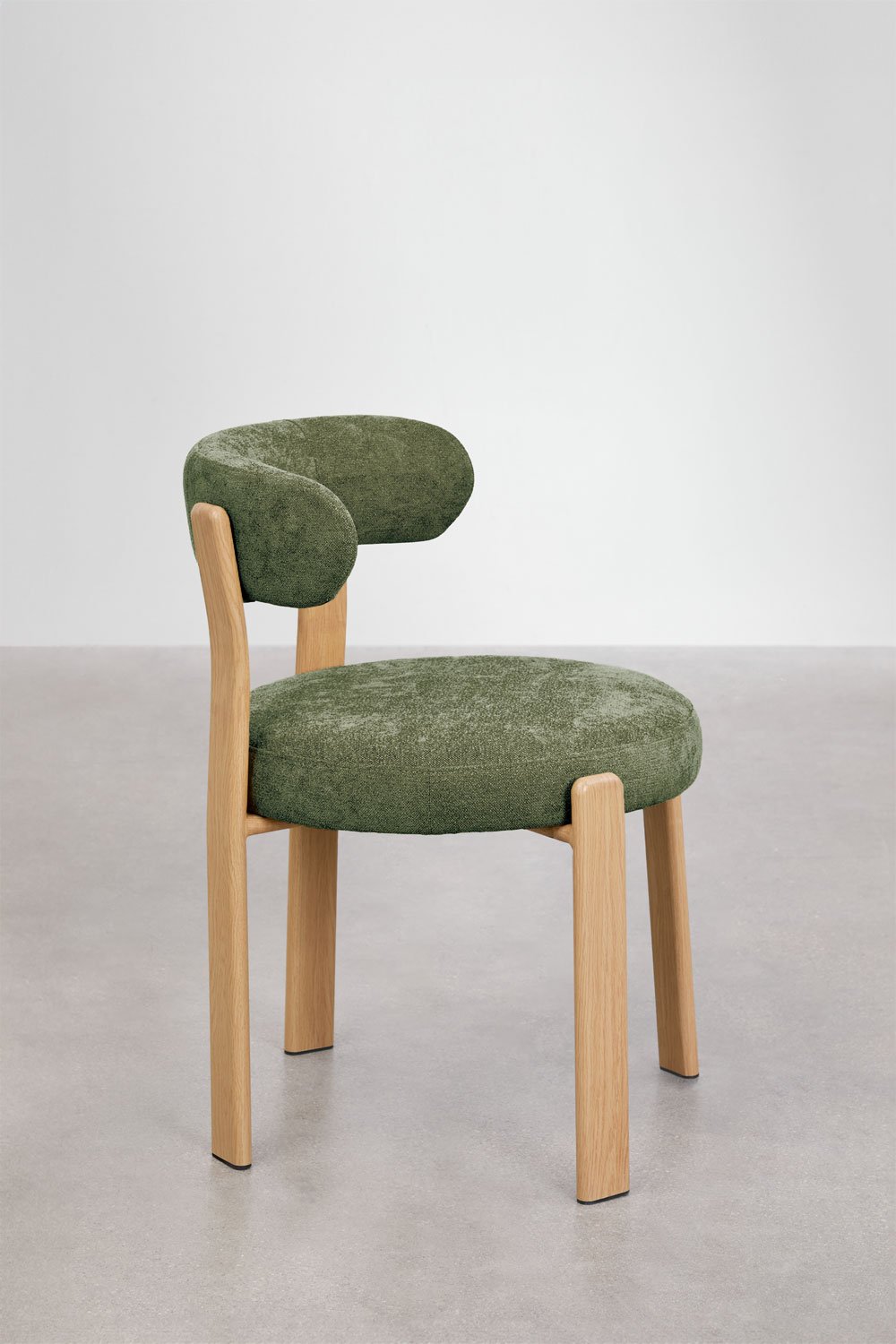 Jolie upholstered dining chair with iron frame, gallery image 5