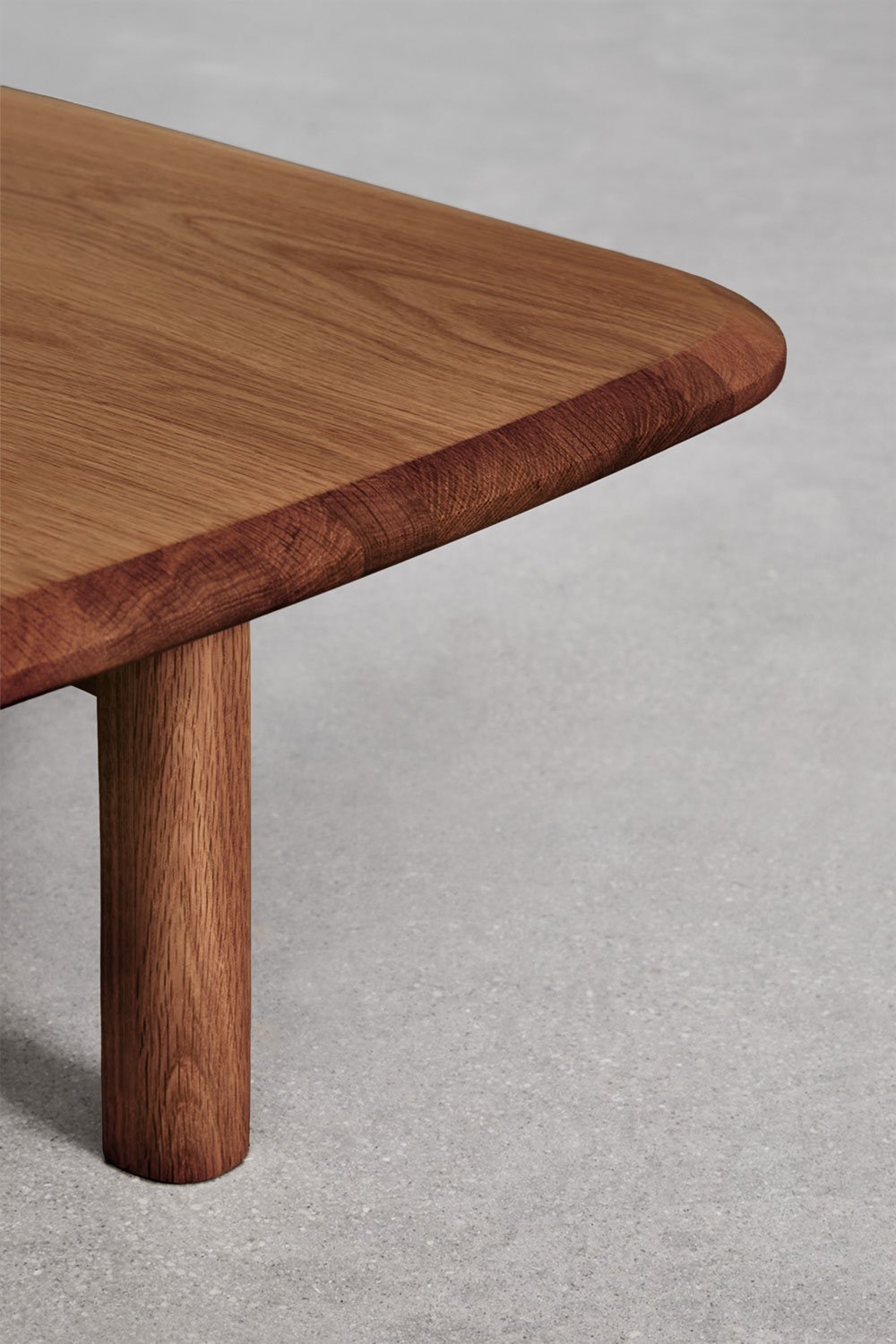 Rectangular coffee table 100x65 cm in Treveris wood, gallery image 3