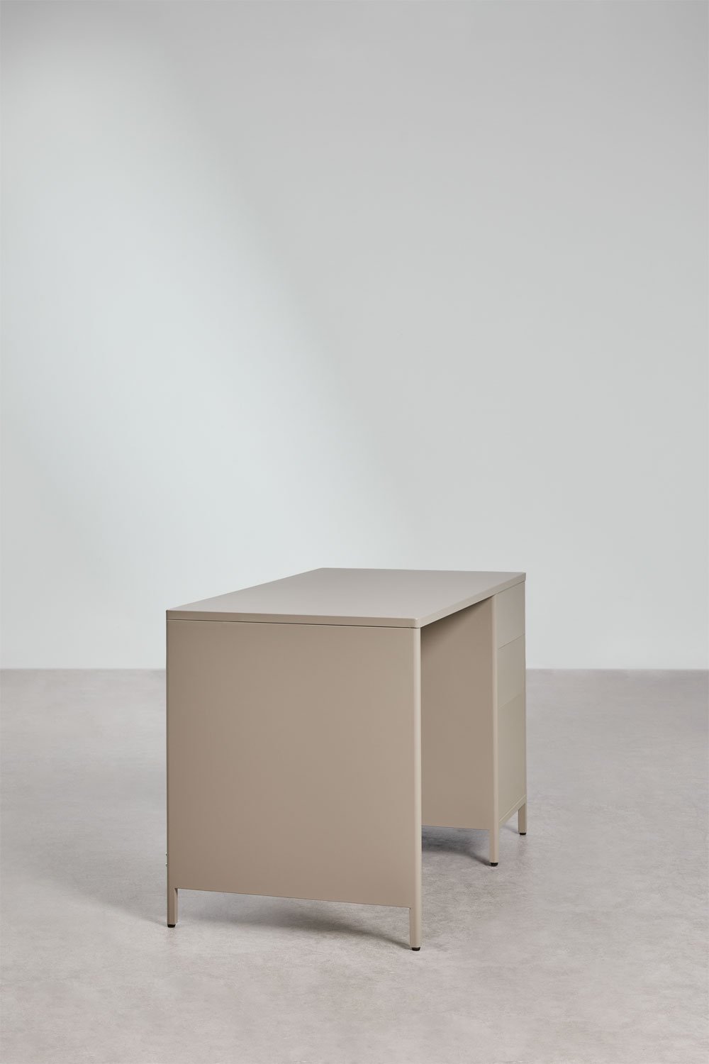 Michigan 120x60 cm steel desk with drawers, gallery image 5