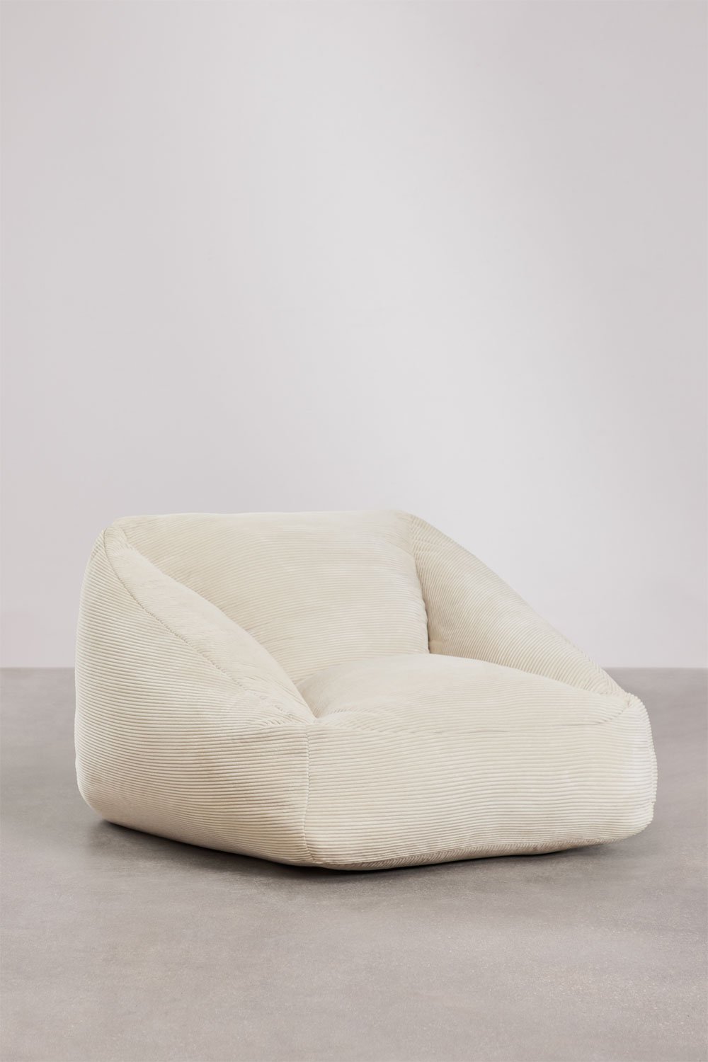 Thiago upholstered pouf armchair, gallery image 3