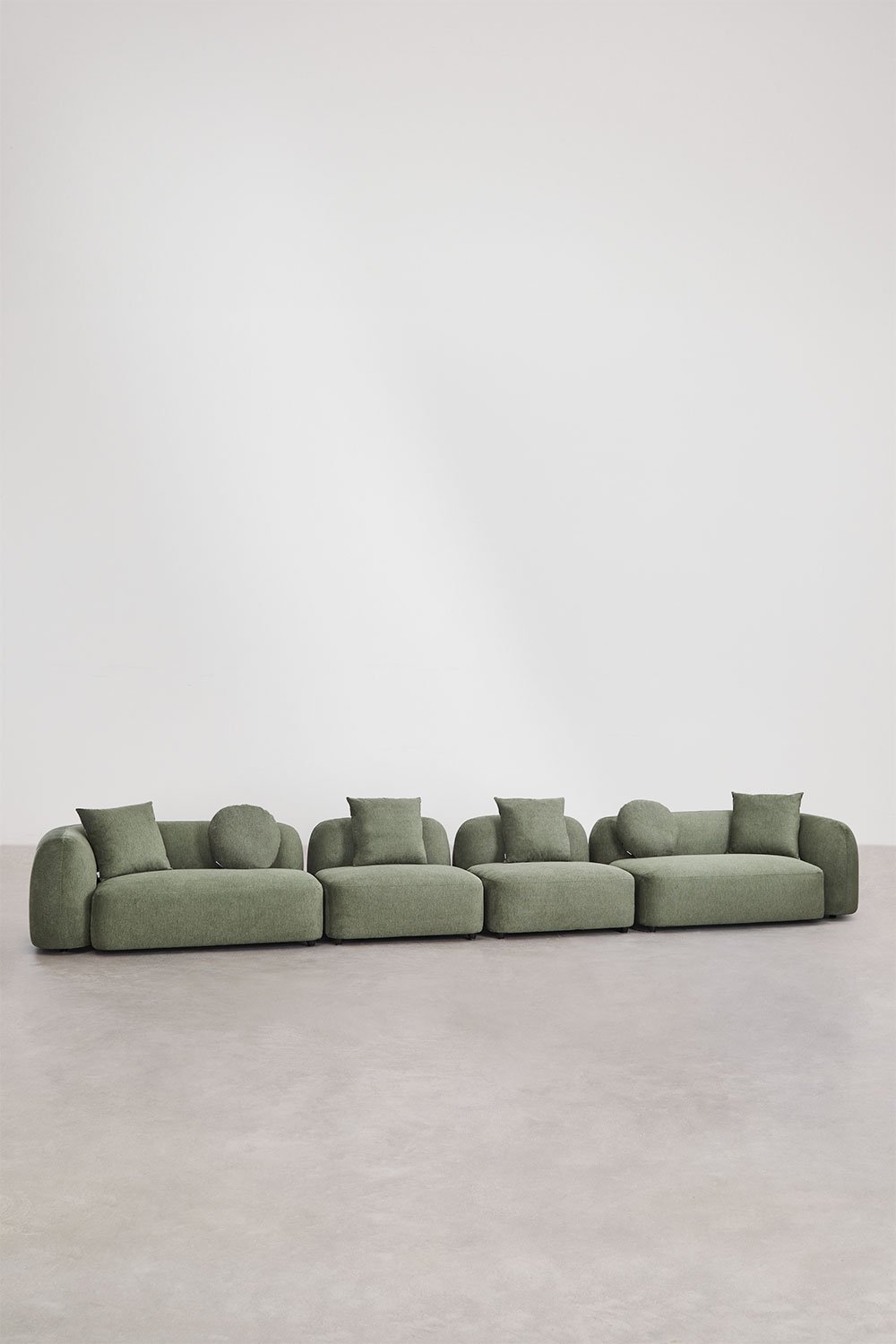 4-piece modular sofa in Coco chenille, gallery image 3