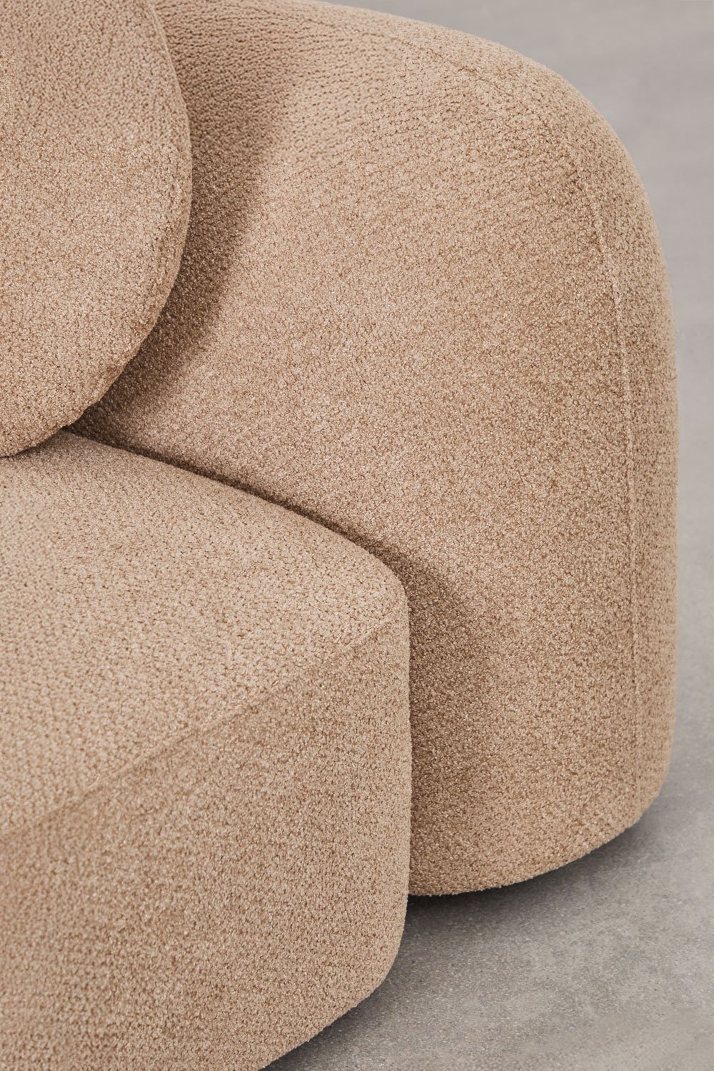 4-piece modular sofa in Coco chenille, gallery image 5