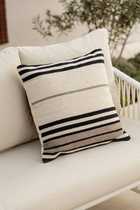 Corwin square cotton cushion (45x45 cm)