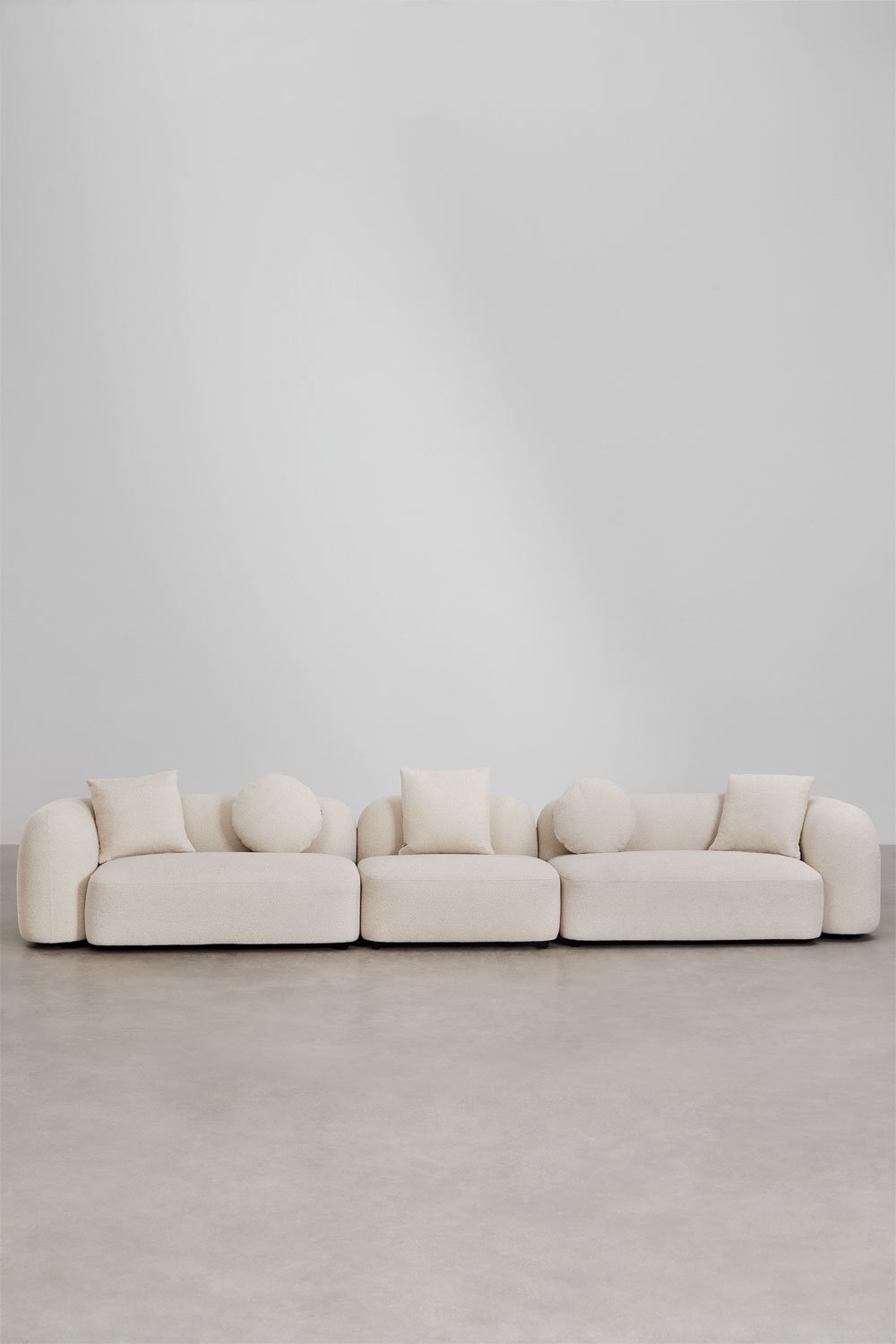 3-piece modular sofa in Coco chenille, gallery image 4