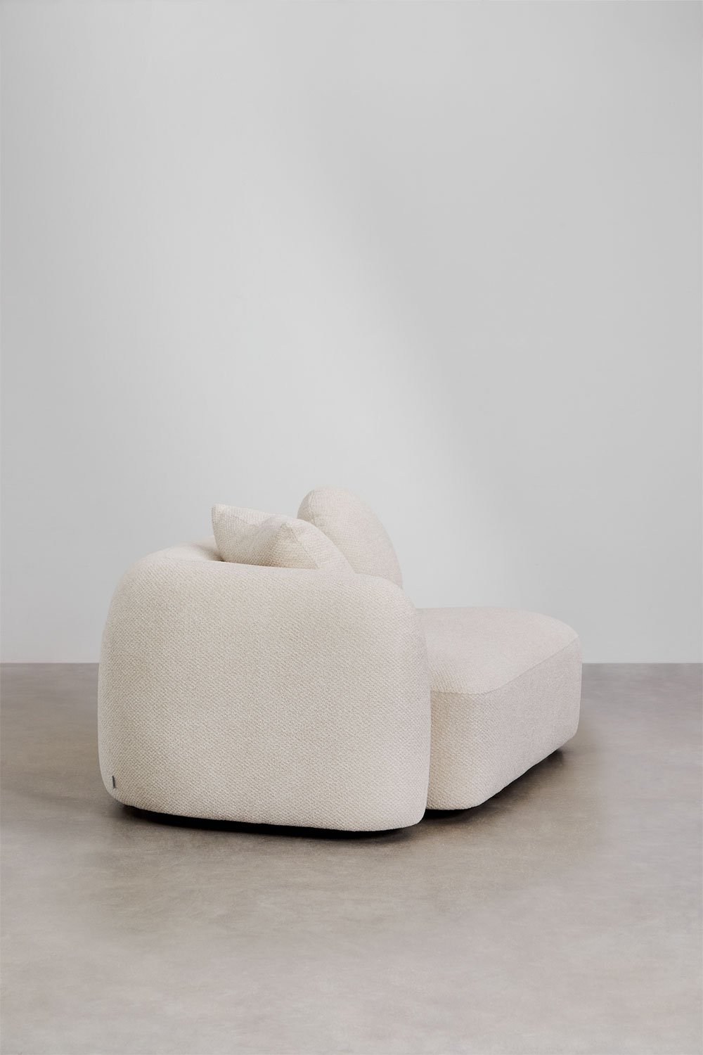 2-seater left corner module for modular sofa in Coco chenille, gallery image 3