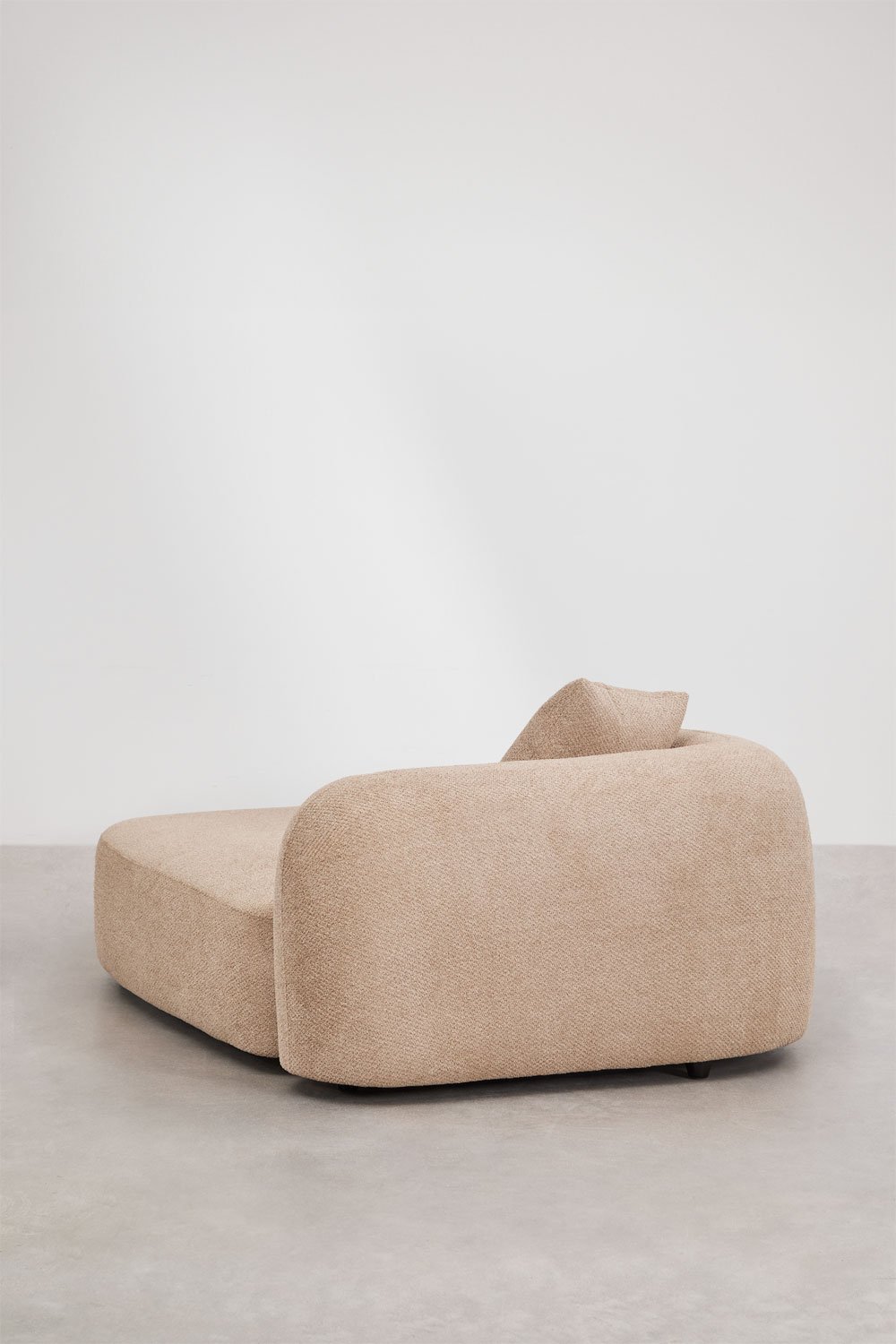 Left chaise longue module for Coco chenille modular sofa, gallery image 4