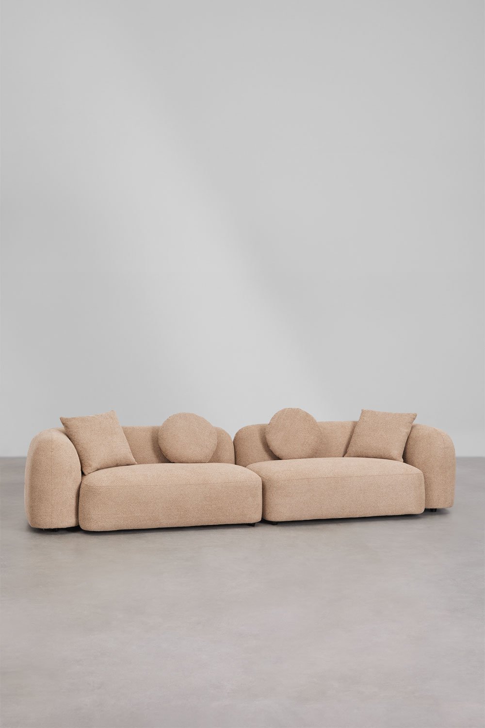 2-piece modular sofa in Coco chenille, gallery image 3