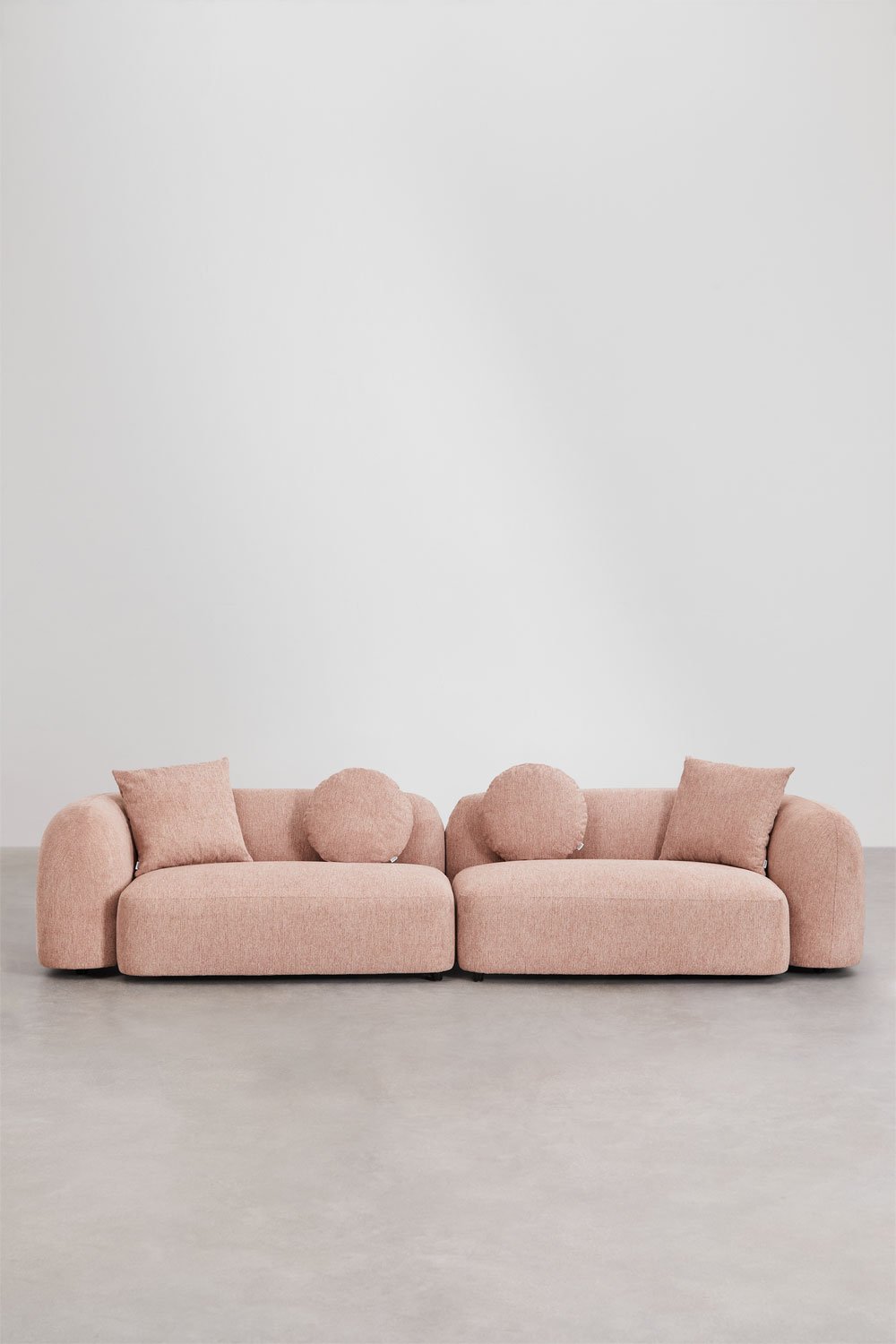 2-piece modular sofa in Coco chenille, gallery image 3