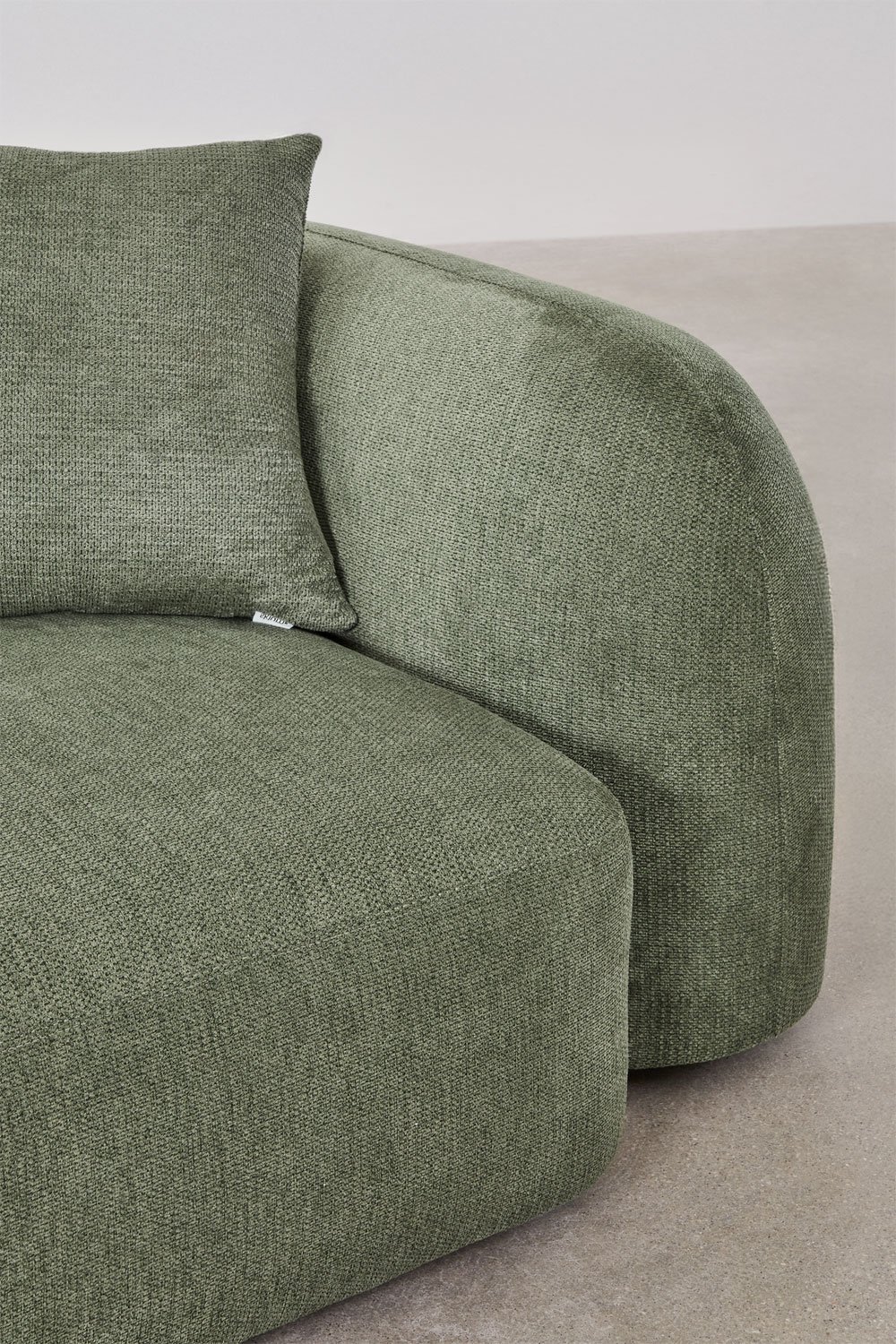 Living room set with 2-piece modular sofa and 3-seater sofa in Coco chenille, gallery image 2