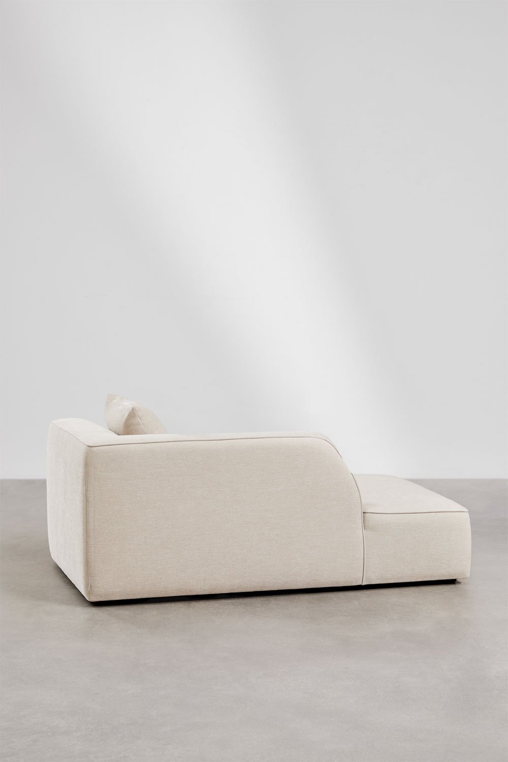 Left chaise longue module for Cardea upholstered modular sofa, gallery image 4