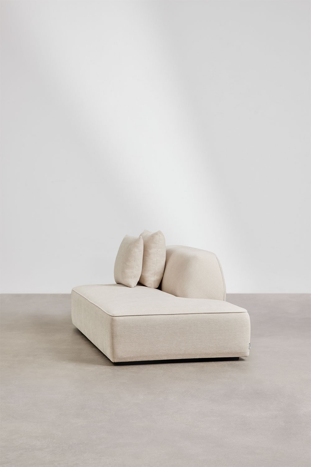 Right chaise module for Cardea upholstered modular sofa, gallery image 3