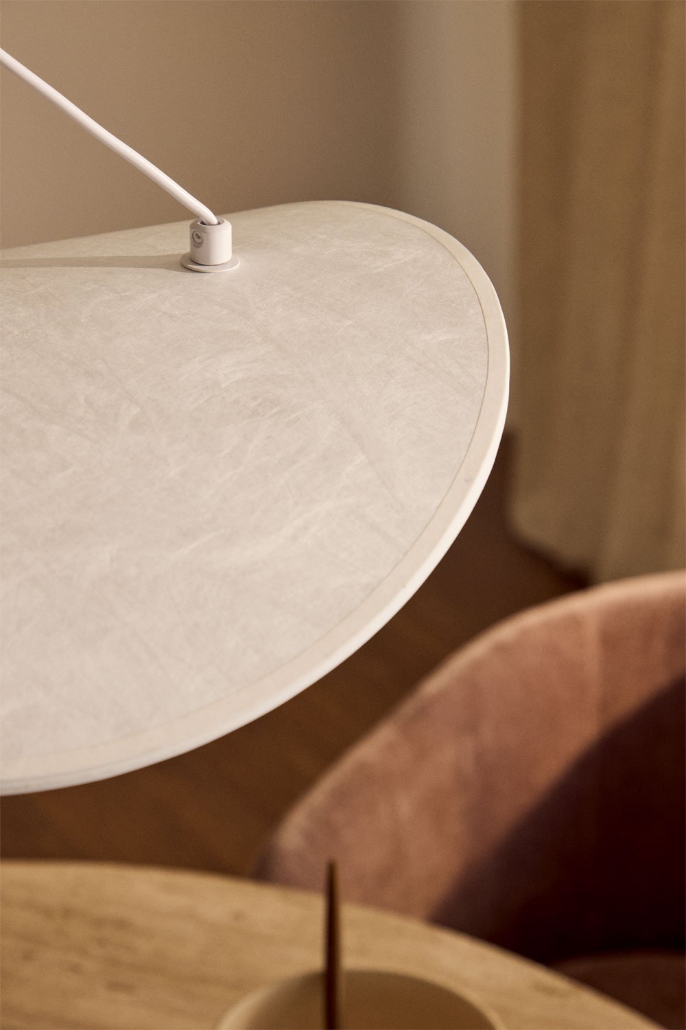 Zelvon LED fabric pendant ceiling lamp, gallery image 2