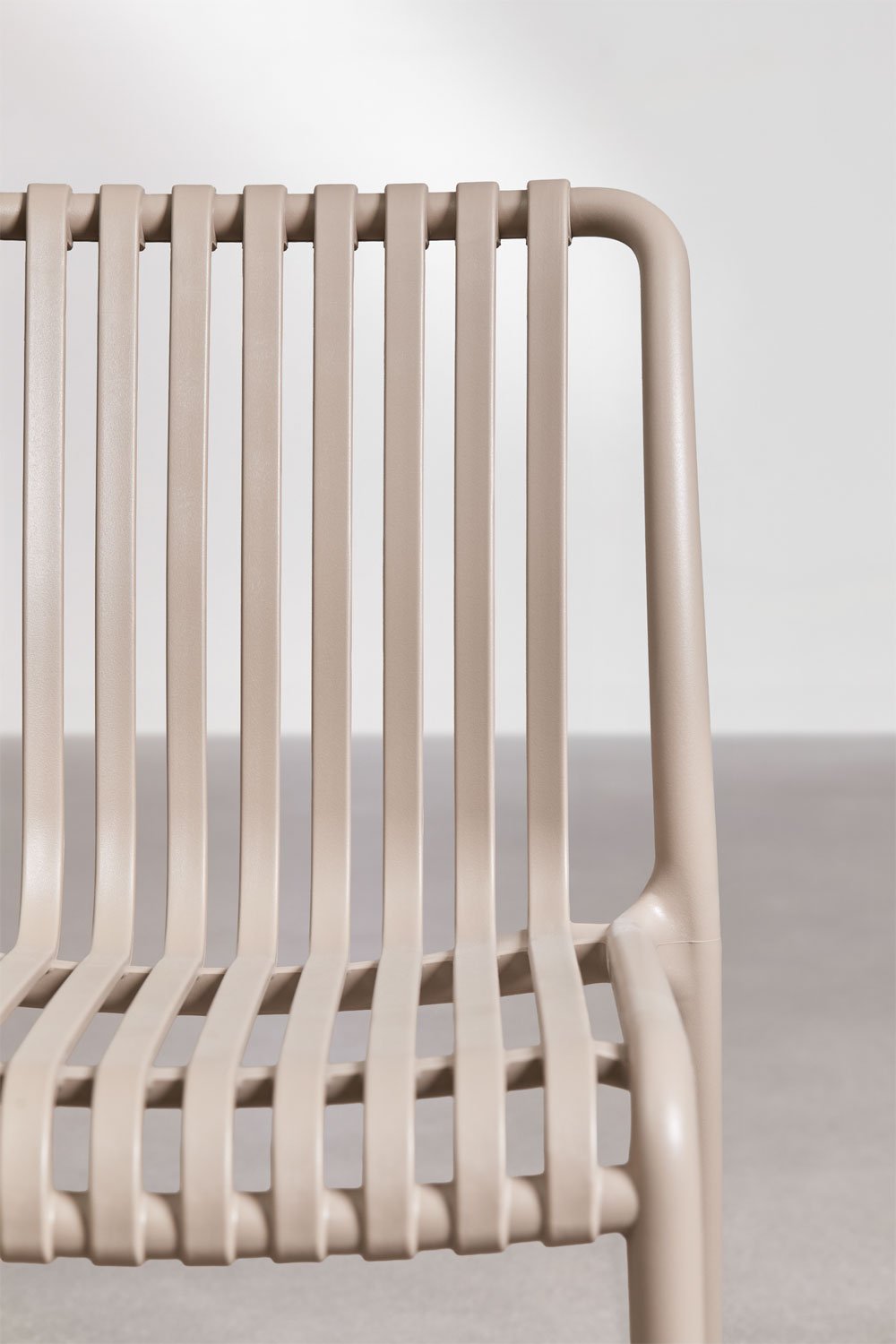 Wendell polypropylene stackable dining chair, gallery image 4