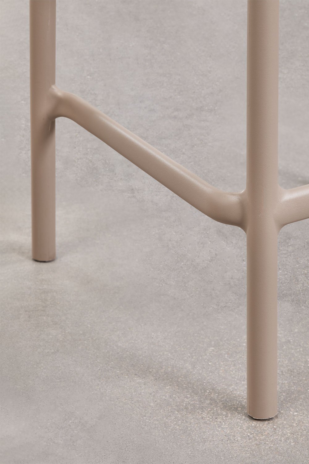 Pack of 4 Wendell polypropylene stackable high stools, gallery image 6